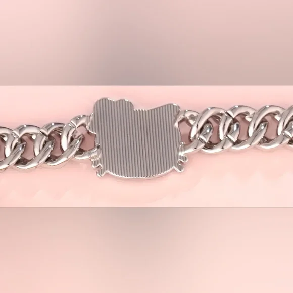 Sparkling Hello Kitty Rhinestone Bracelet - 8" - Picture 4 of 4